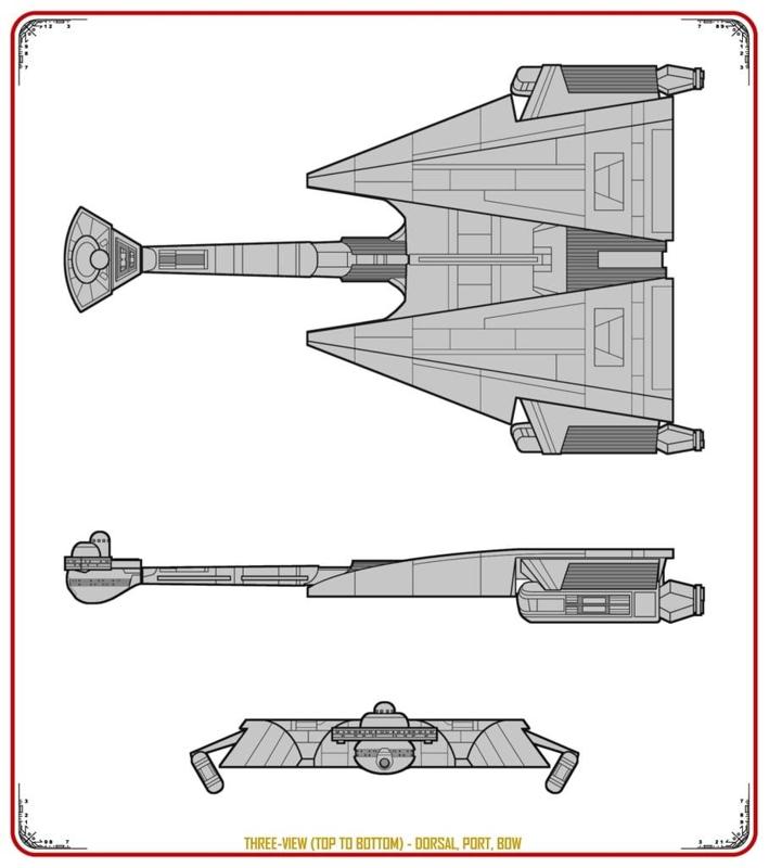 Klingon D-10 1/2500 Minimal Support 