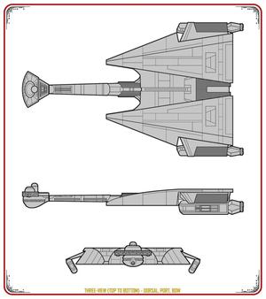 Klingon D-10 1/2500 Minimal Support 