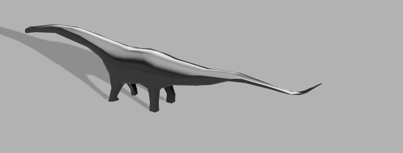 low poly dino