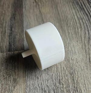 Curtain rod end with m5 thread