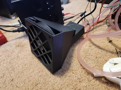 Peltier fan cowling for 120mm fan