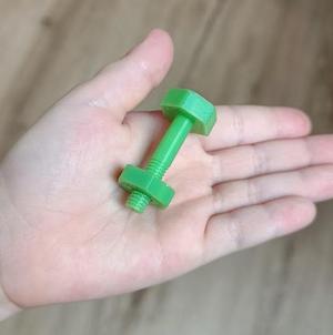 Hexagon Screw+Nut M6 (ISO)