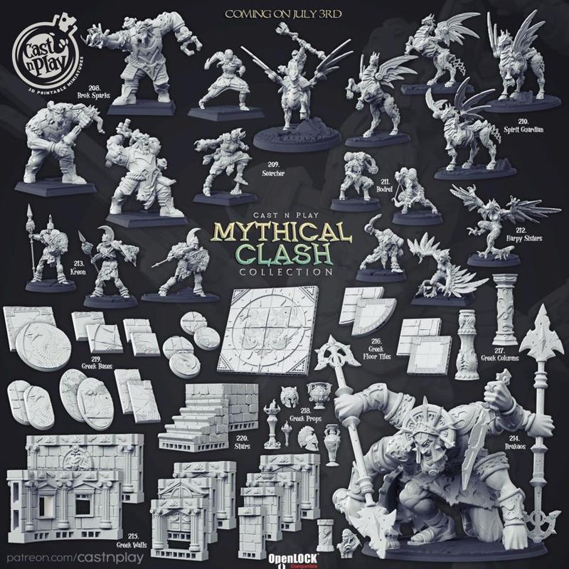 Mythical Clash (Pre-Supported) (Set)
