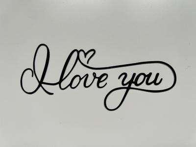 I Love You Wall Art #1