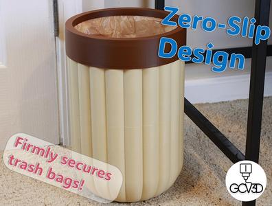Ribbed Trash Can (full-size)