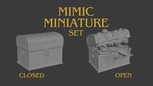 Mimic Miniature - 2 Set (open&closed)