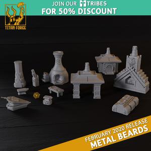 Terrain set - Metal Beards - Titan Forge Miniatures February 2020