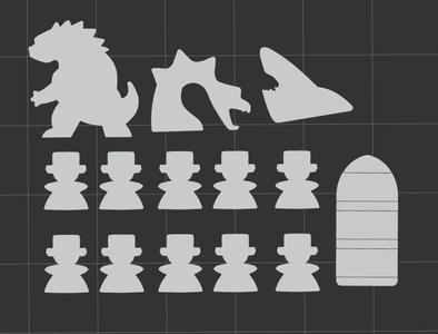 Survive the island (meeples reposition)