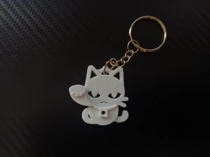 Cat keychain
