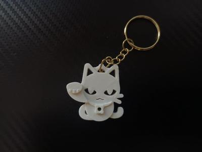 Cat keychain