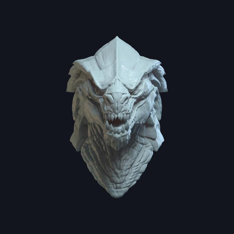 Garnon v6 Action Figure Head
