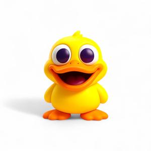 Cubbuu Quackster – Creepy Cute Chubby Duck STL | Derpy 3D Printable Bird Figurine