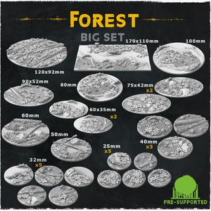 Forest (Big Set) - Wargame Bases & Toppers 2.0