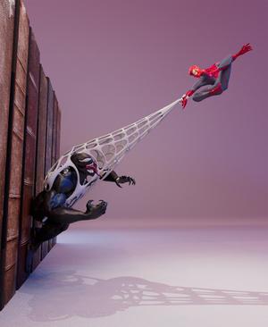 Amazing Spider-man and Venom 