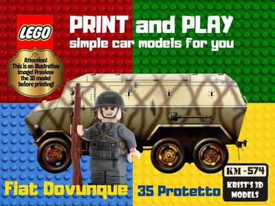 LEGO Fiat Dovunque 35 Protetto