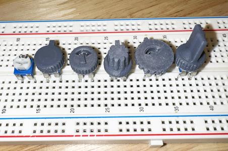 Potentiometer knob