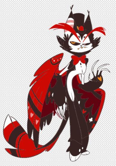 Fanart Suncatcher - Grumpy Gambling Magician Husk from Hazbin Hotel