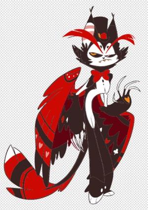 Fanart Suncatcher - Grumpy Gambling Magician Husk from Hazbin Hotel
