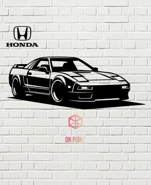 HONDA NSX VINTAGE - 2D WALL ART #1