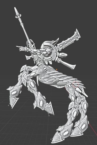Eldar Brightlance Diorama