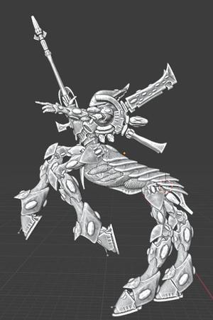 Eldar Brightlance Diorama