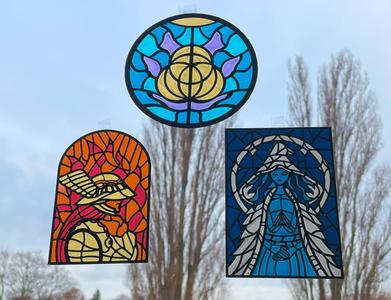 Elden Ring Stained Glass Decorations