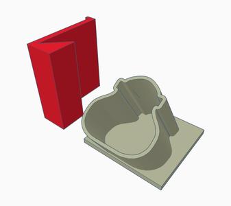 Bosch 12V Battery Holder with French Cleat adapter
