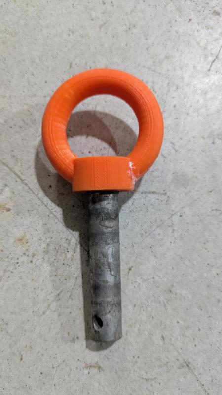 Half 1/2 inch Pin Puller w/Eye - Brinly Snow Blade