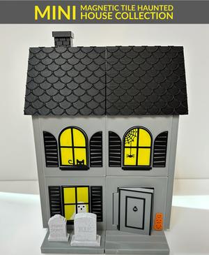 Mini Magnetic Tile Haunted House Collection