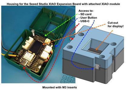 Case for the Seeed Studio XIAO Expansion Board