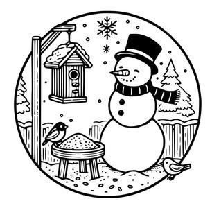 Snowman (2) coasters