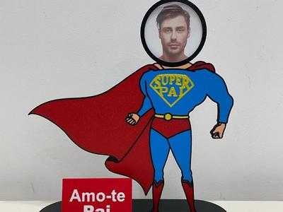 SUPER DAD photo frame