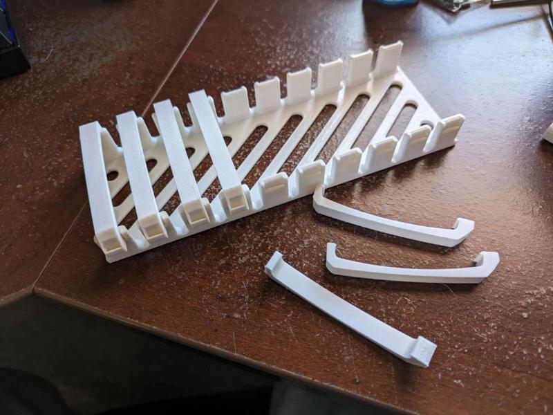 Under Desk Cable Tray With Clips