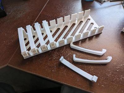 Under Desk Cable Tray With Clips