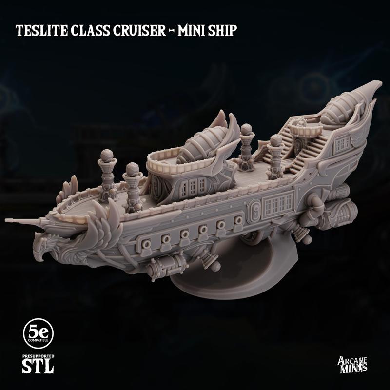 Teslite Class Cruiser - Mini Ship