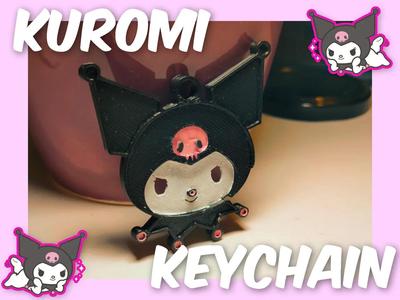 Kuromi keychain/Necklace piece   