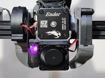Ender 3 v3 SE Adjustable 5015 Fan Shroud   