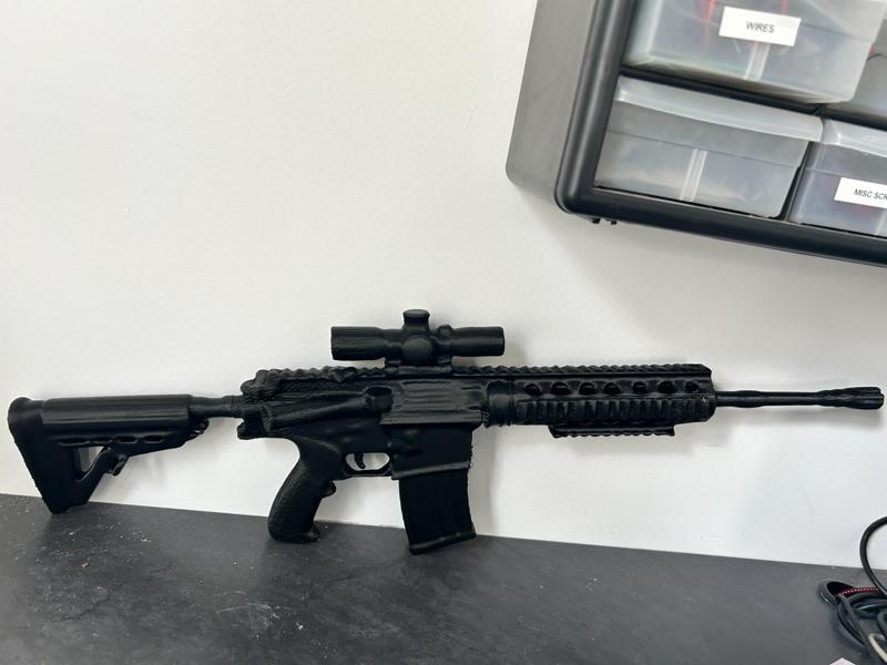 AR-15 style assault rifle