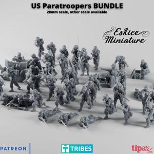 BUNDLE - WW2 US Paratroopers Infantry Detachment - 28mm