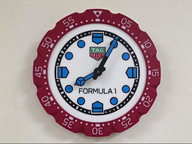 Formula 1 Tag Heuer Wall Clock
