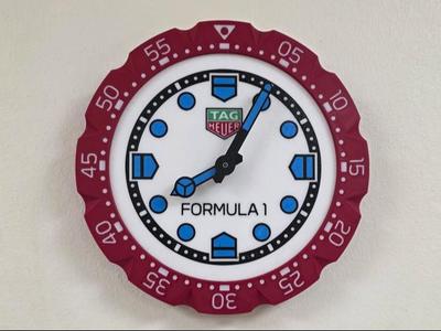 Formula 1 Tag Heuer Wall Clock