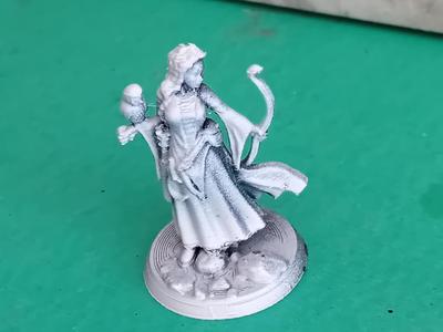 dnd ranger female-d&d hunter female 28mm miniature