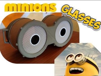 Funny Minions glasses