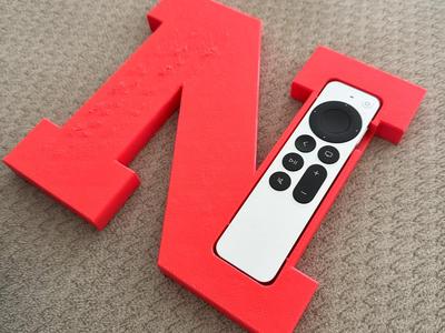 "N" Apple TV remote holder (TPU) - HDR2