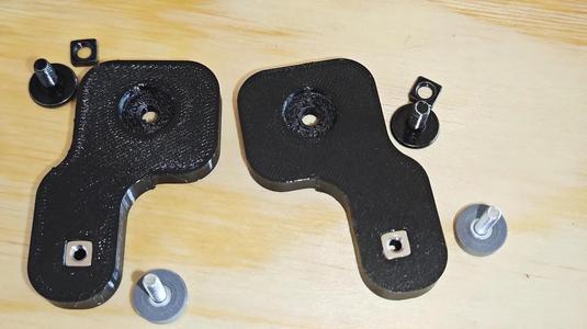 [IKEA BROR/SKADIS] Back Mount for BROR shelf of SKADIS w. original IKEA screws   