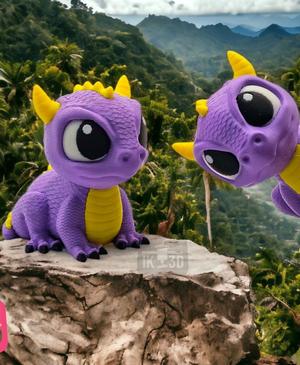 Adorable Baby Dragon Figurine / 3MF Included / No Supports