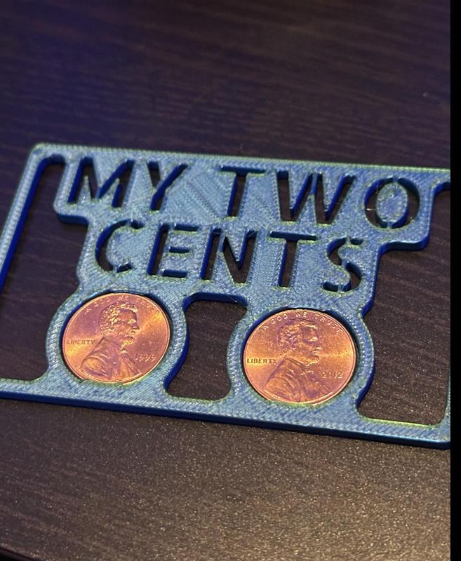 "My two cents" Joke Card