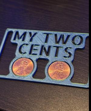 "My two cents" Joke Card