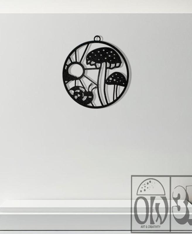 Mushroom Sunshine Wall Art 