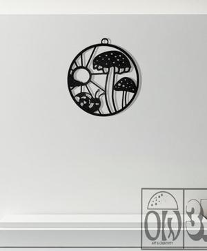 Mushroom Sunshine Wall Art 